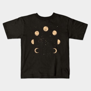 Moon Phases Kids T-Shirt